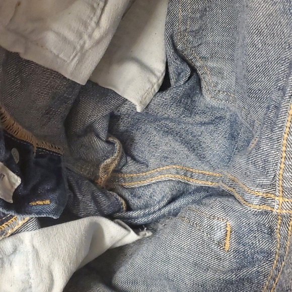 Abercrombie Jeans Boys Size 10 Blue Kilburn Low Rise Boot Distressed - Picture 15 of 16